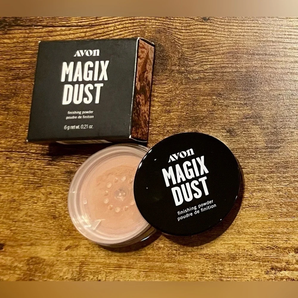 😍 MAGIX DUST Finishing Powder Medium Deep Avon Discontinued Makeup Blending